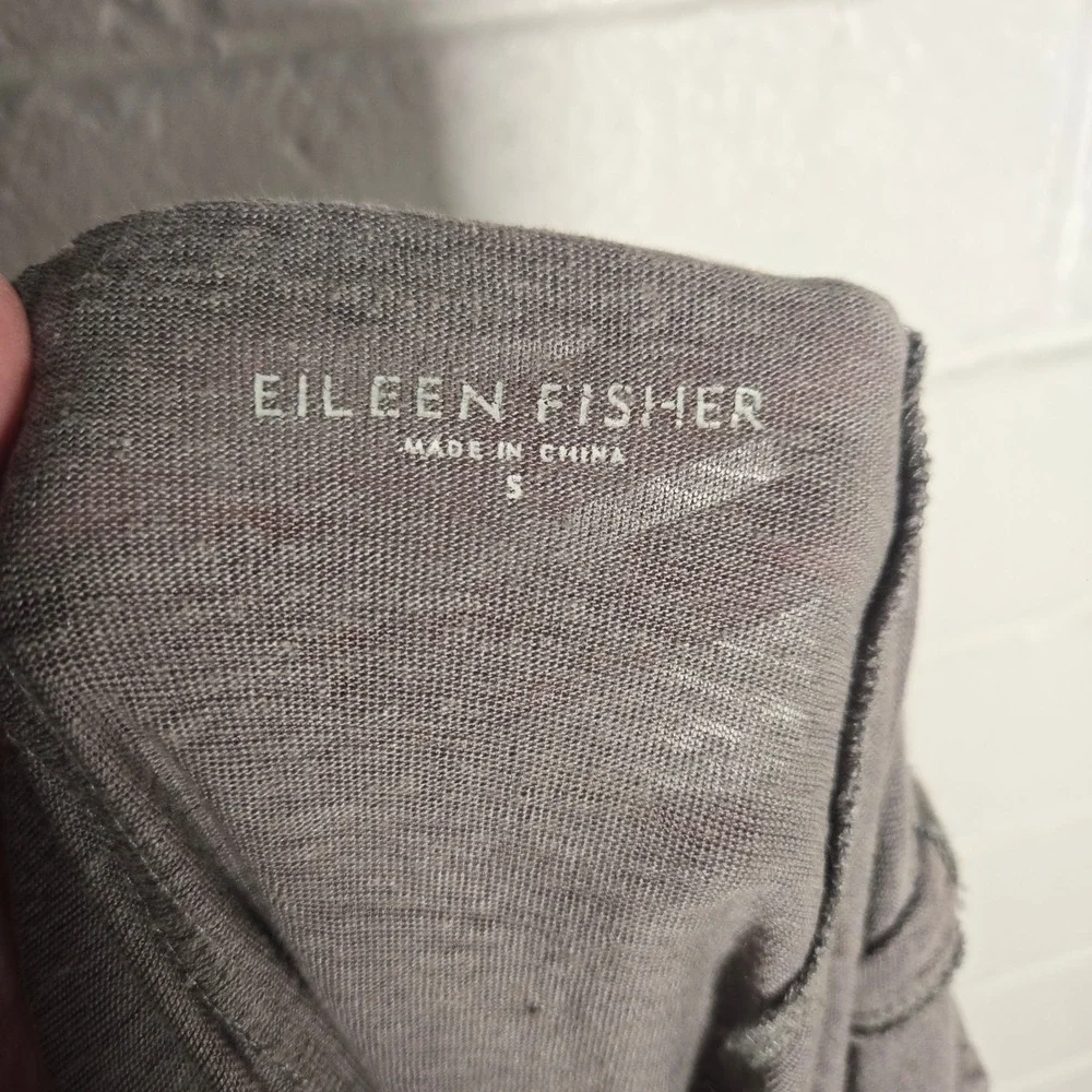 Eileen Fisher 100% Linen Midi Skirt Small Oversize Lagenlook Casual Minimalist‎